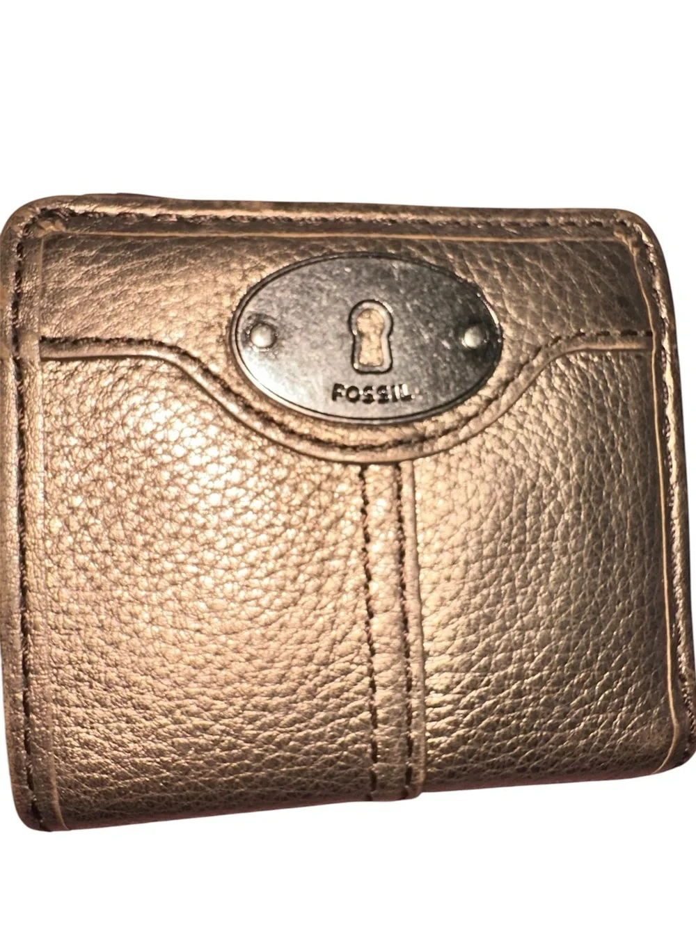 FOSSIL Classic Bifold Wallet Metallic Bronze July 2013